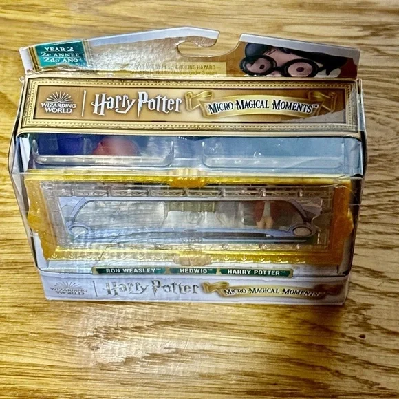 Harry Potter Micro Magical Moments Year 2 Ron Harry Hedwig Figures​​​​​​​ - Picture 2 of 4